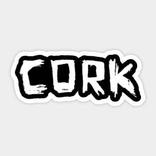 Cork, Ireland Handlettering Sticker